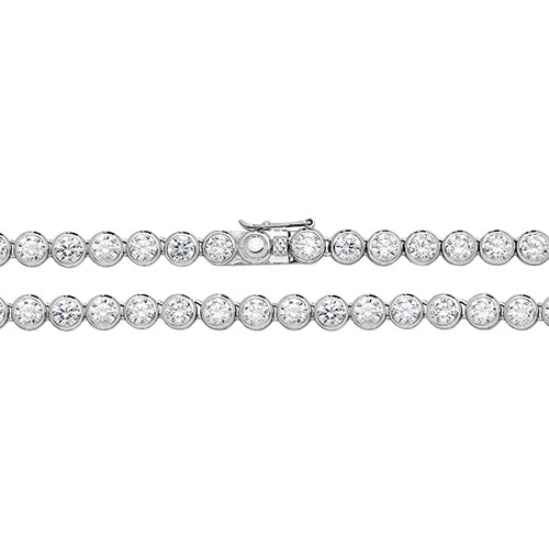 Sterling Silver CZ Money Chain - G1101CZ