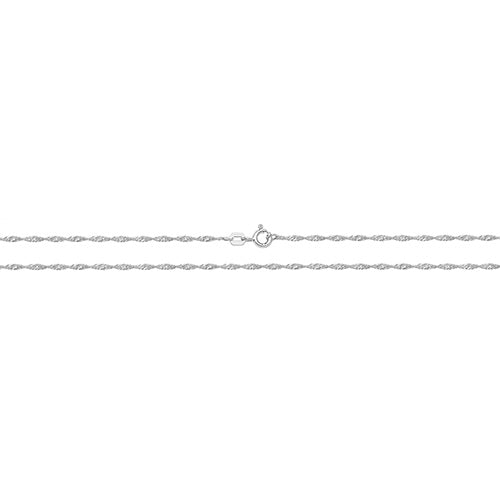 Sterling Silver Singapore Chain - G1102