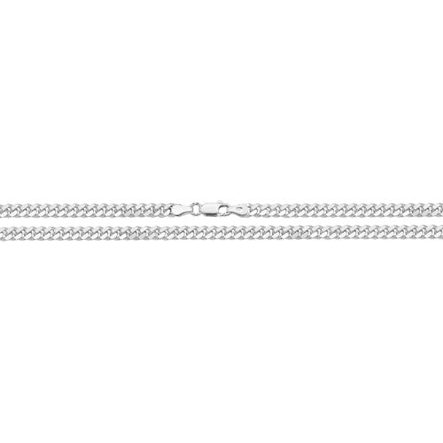 Sterling Silver Close Curb Chain - G1132