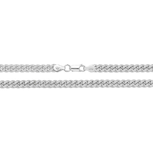 Sterling Silver Close Curb Chain - G1133