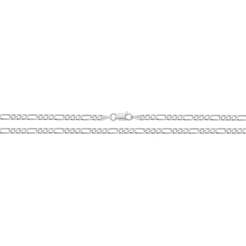 Sterling Silver Light Figaro Bracelet - G1144