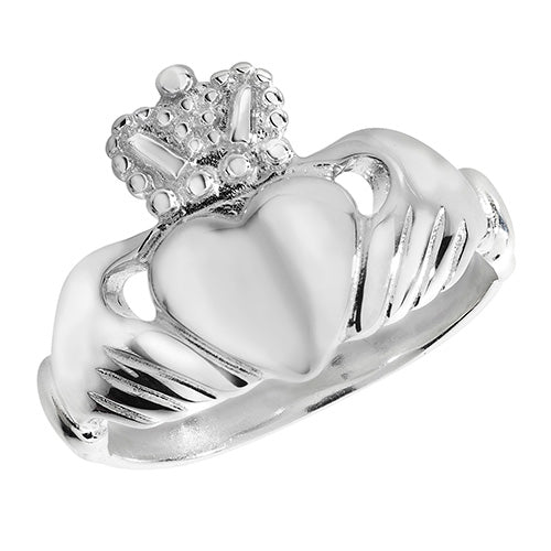 Sterling Silver Claddagh Ring - G7102