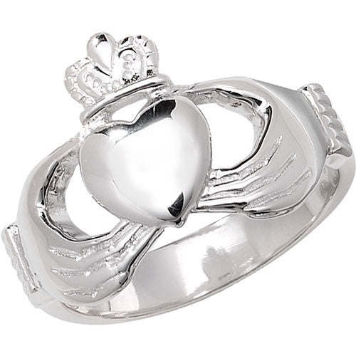 Sterling Silver Men's Claddagh Ring - G7265