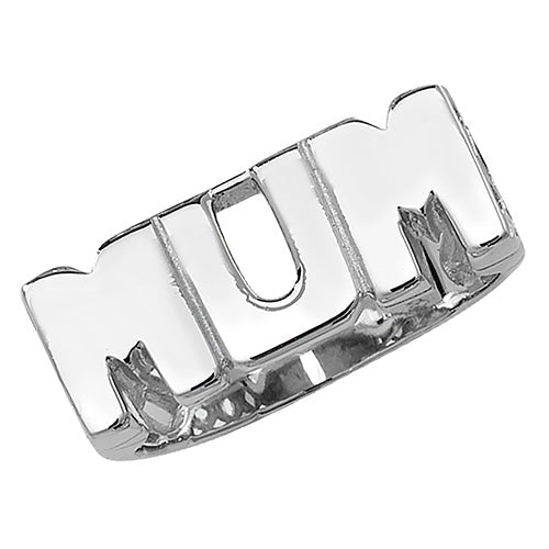 Sterling Silver Basket Design Mum Ring - G7284