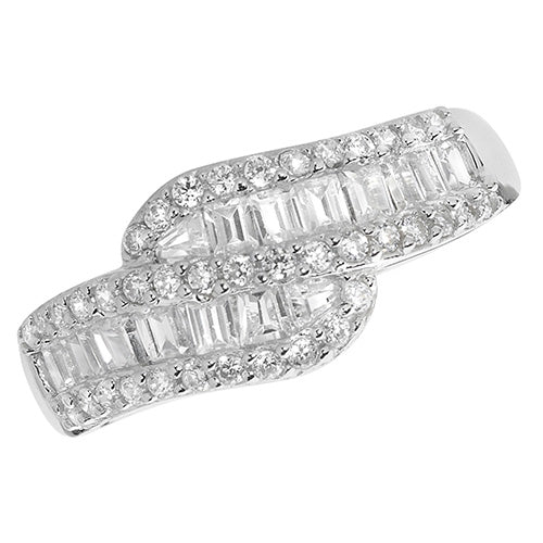 Sterling Silver CZ Ring - G7455
