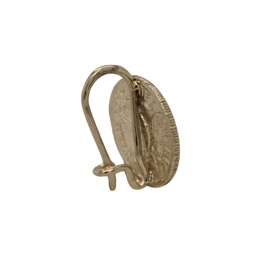 9ct Dollar-Style Earrings