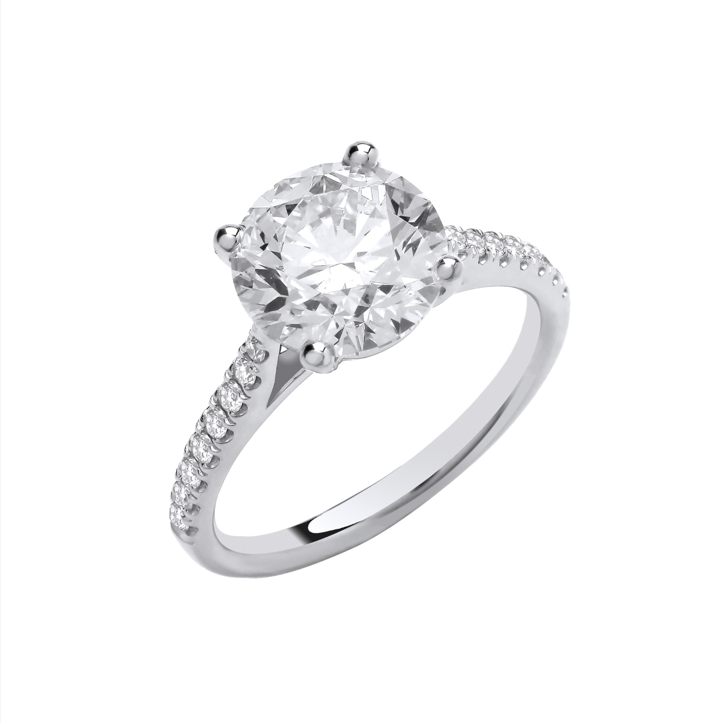 2.17ctw Brilliant Cut Diamond Ring (Lab Grown)