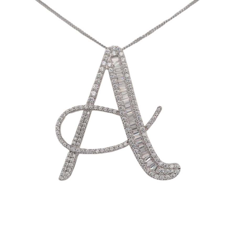 Silver initials