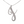 Load image into Gallery viewer, Silver CZ Initial Pendant
