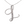 Load image into Gallery viewer, Silver CZ Initial Pendant With Hoops
