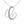 Load image into Gallery viewer, Silver CZ Initial Pendant With Hoops
