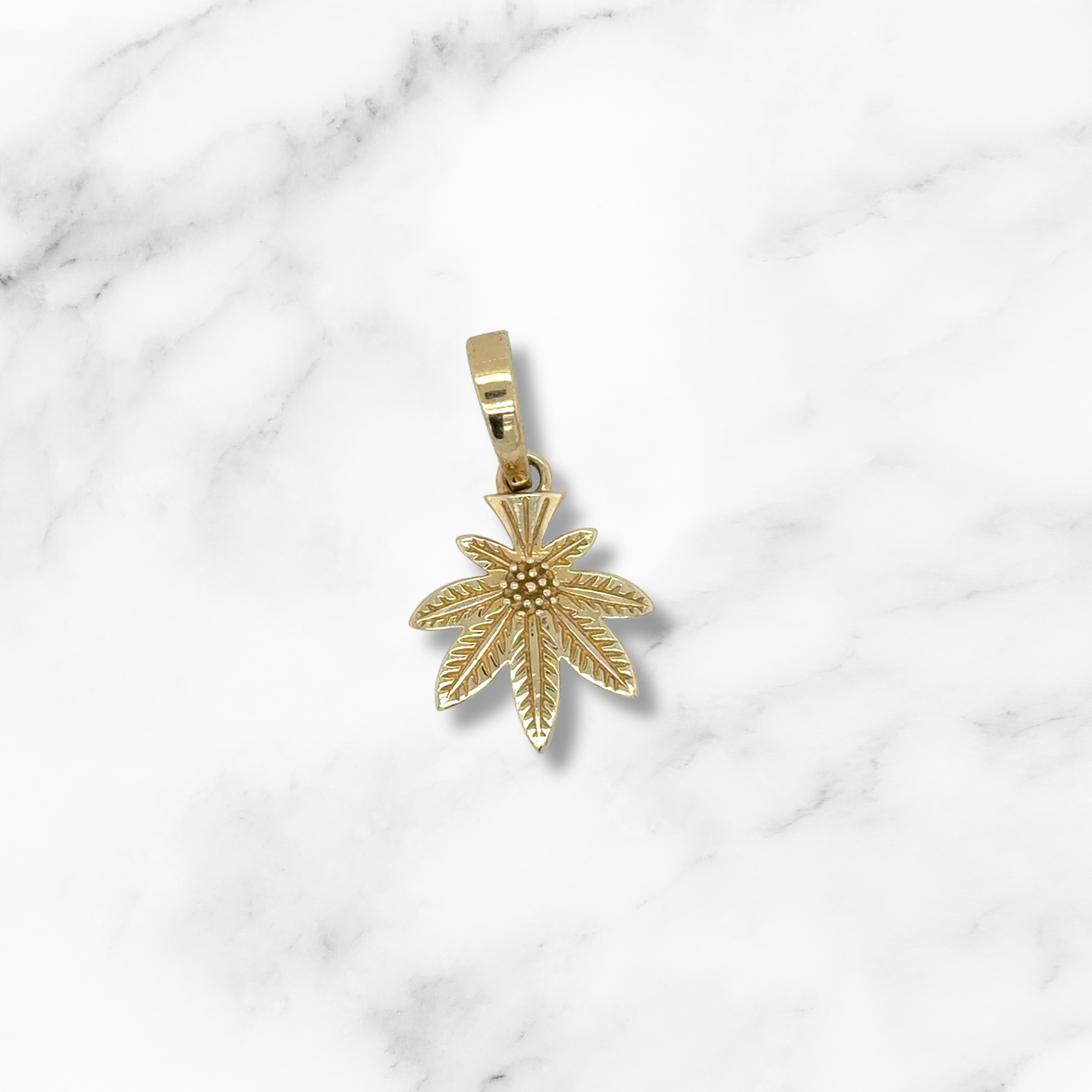9ct Gold Leaf Charm