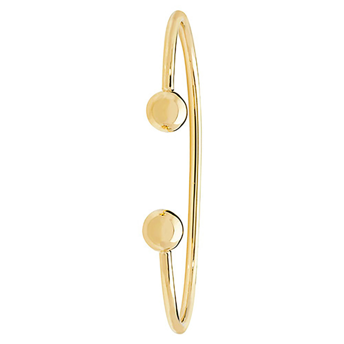 9ct Gold Solid Torc Bangle - BN115