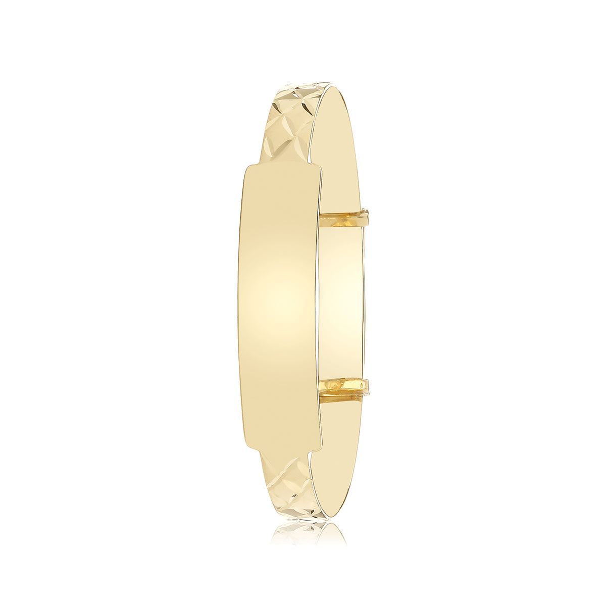 9ct Yellow Gold ID Baby Bangle - BN424ID