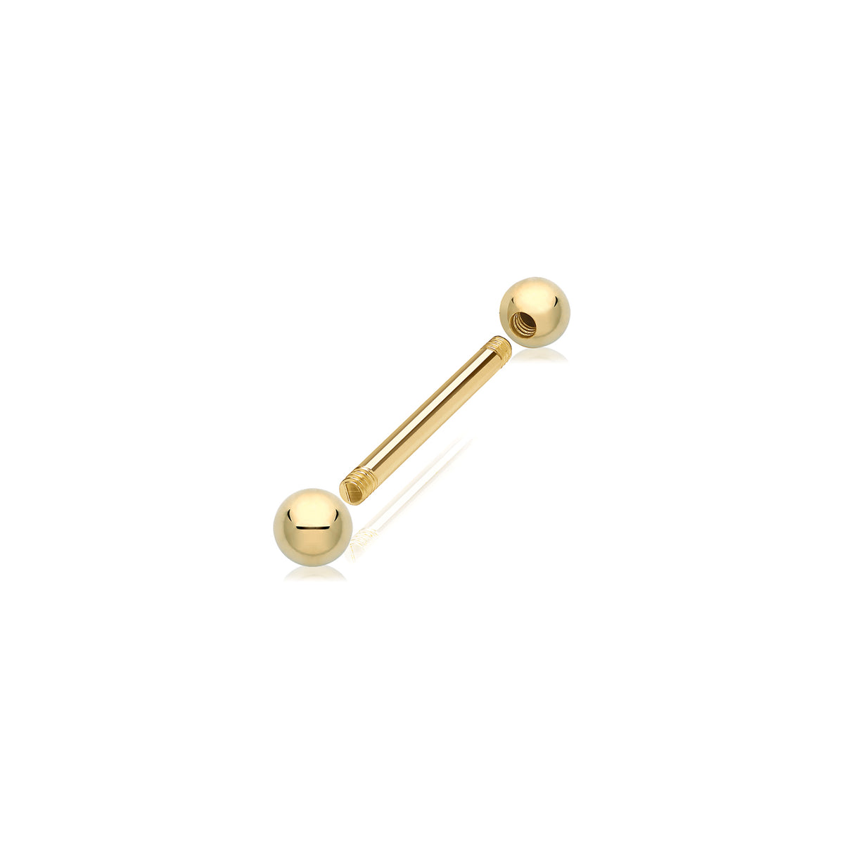 9ct Gold Bar Piercing - BP120