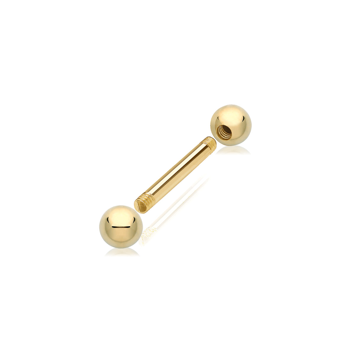 9ct Gold Bar Piercing - BP160