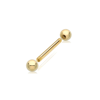 9ct Gold Bar Piercing - BP160
