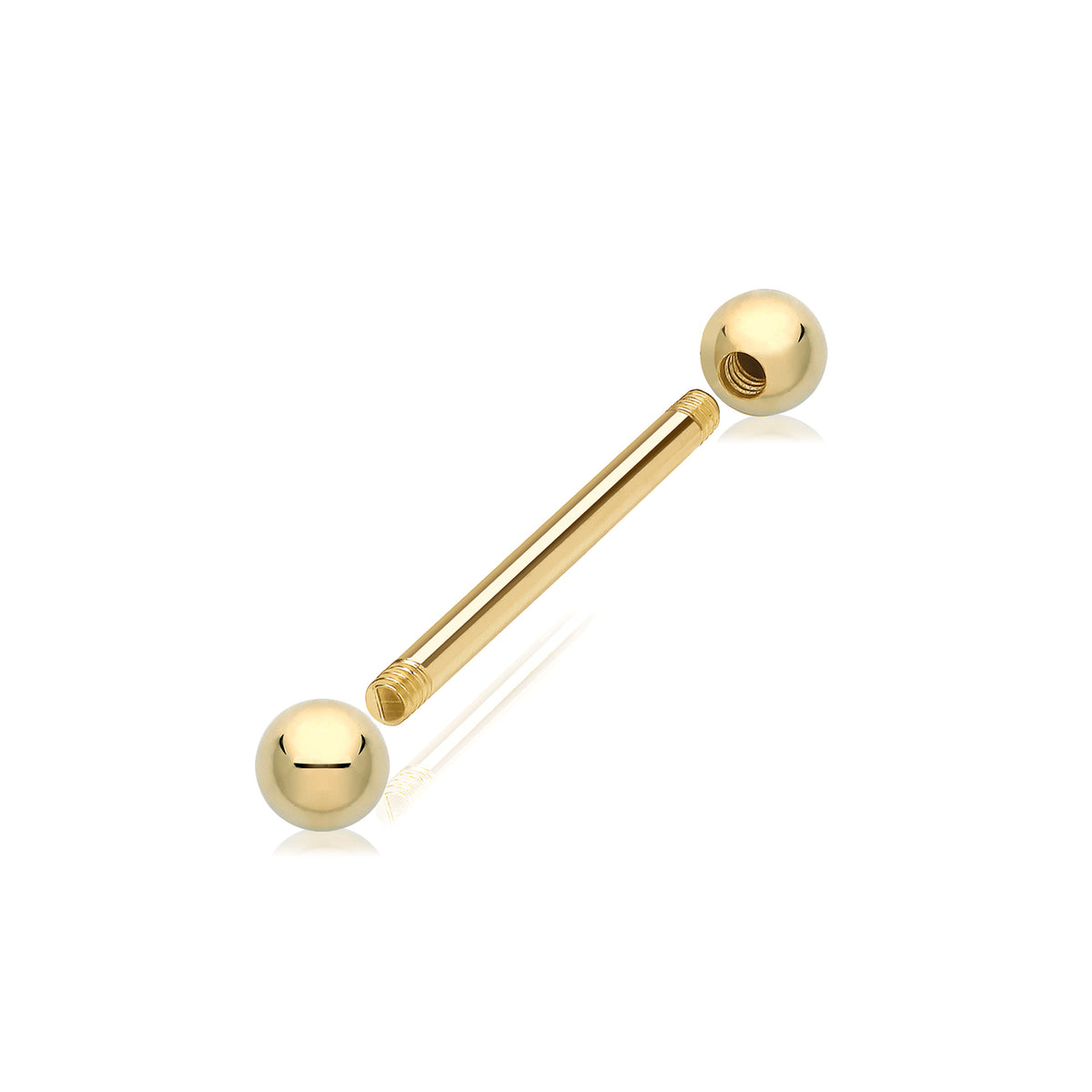 9ct Gold Bar Piercing - BP160