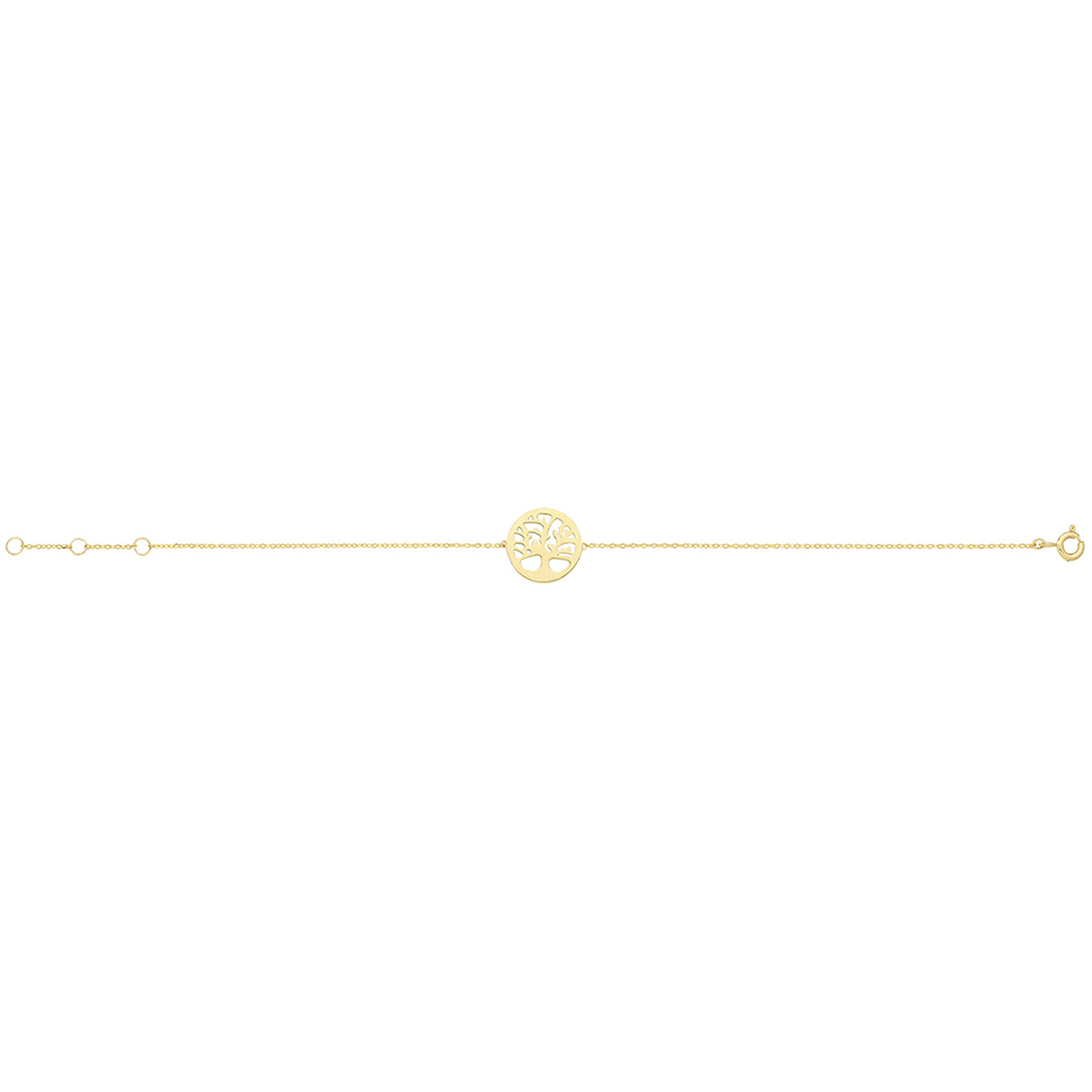 9ct Gold Tree Of Life Chain Bracelet - BR655