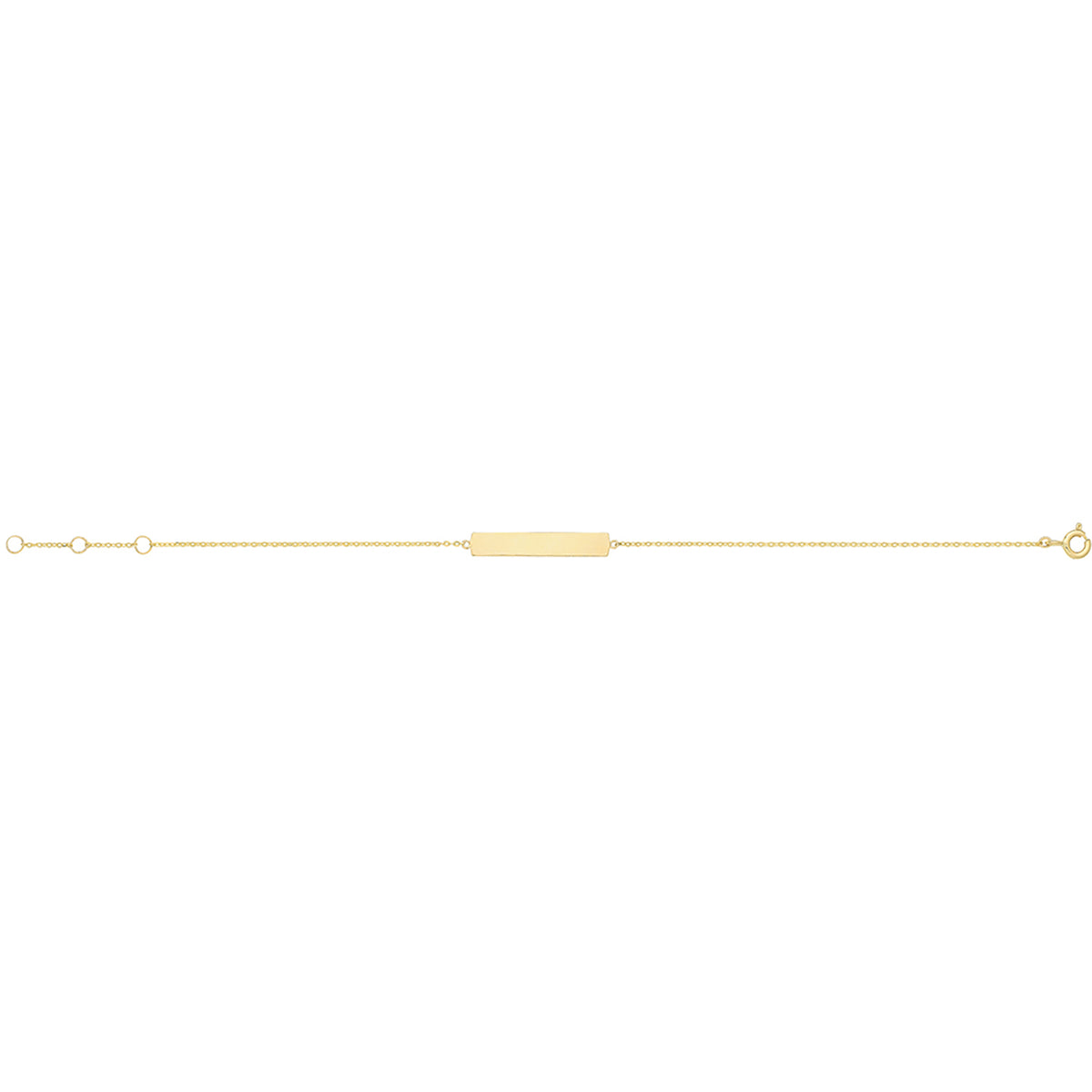 9ct Gold ID Chain Bracelet - BR656