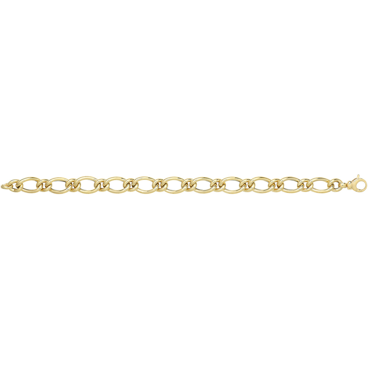 9ct Yellow Gold Hollow Bracelet - BR679