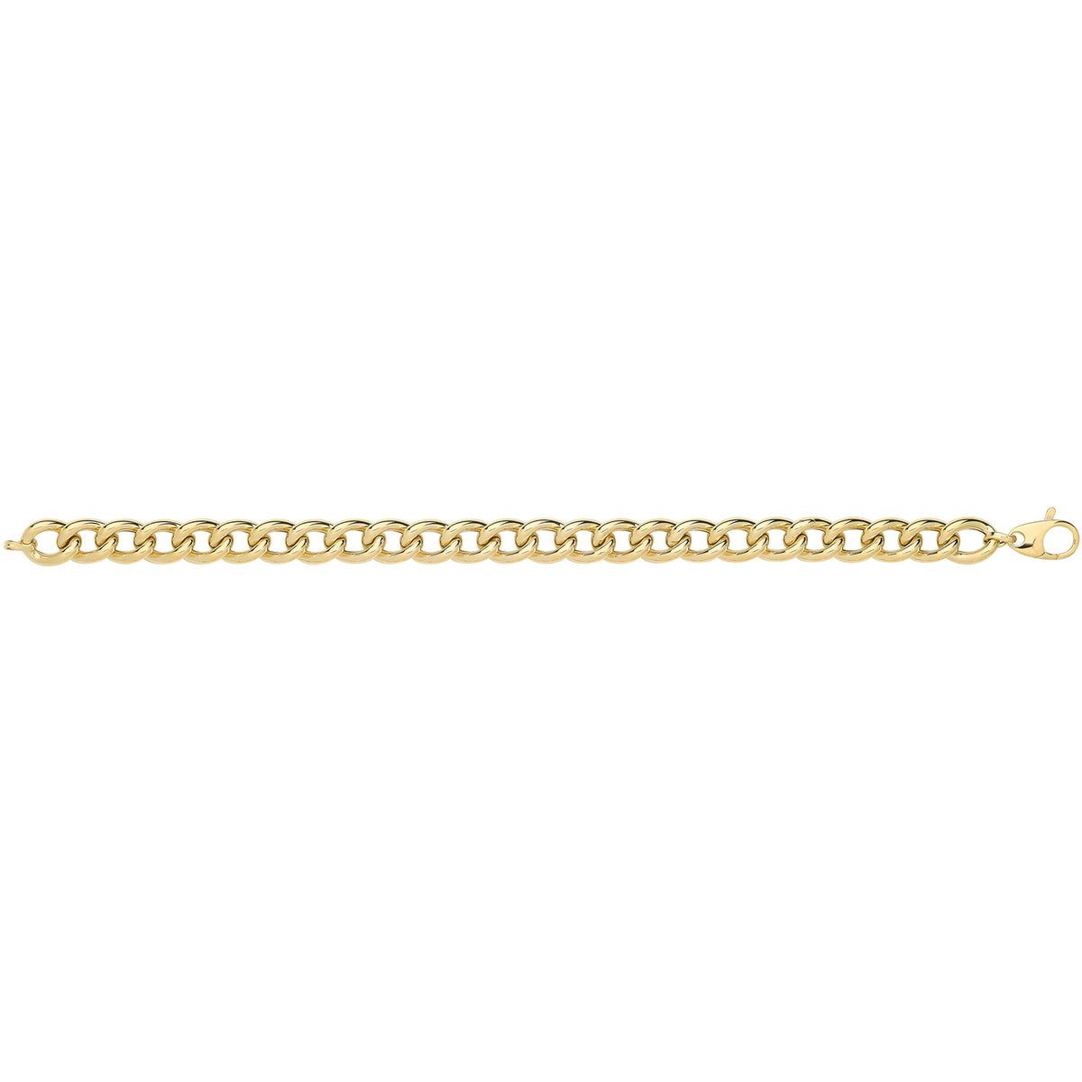 9ct Yellow Gold Hollow Bracelet - BR689