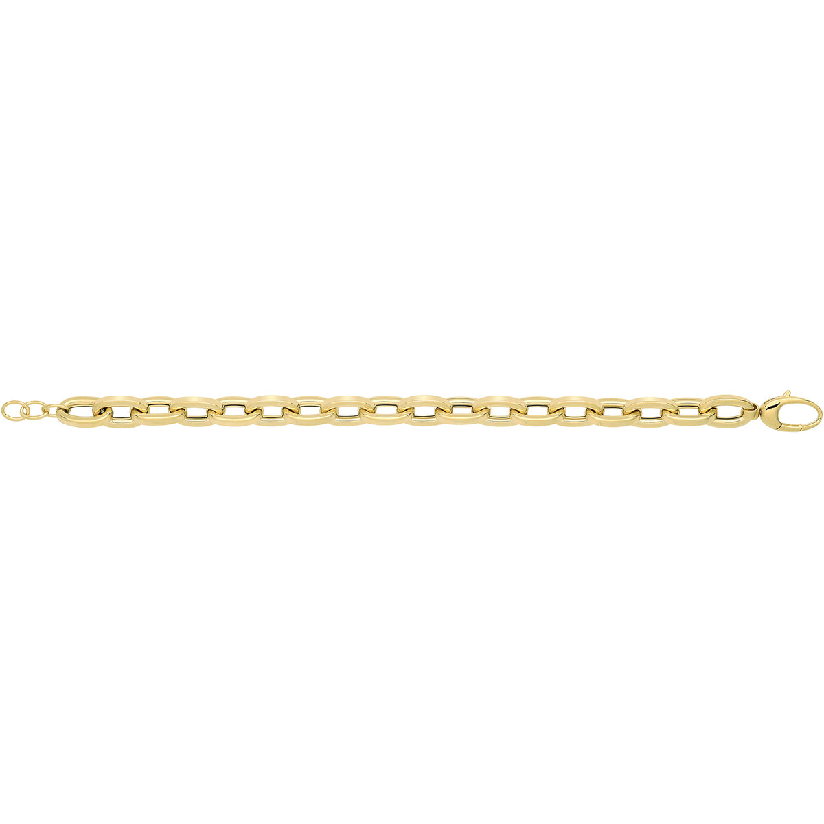 9ct Yellow Gold Hollow Bracelet - BR692