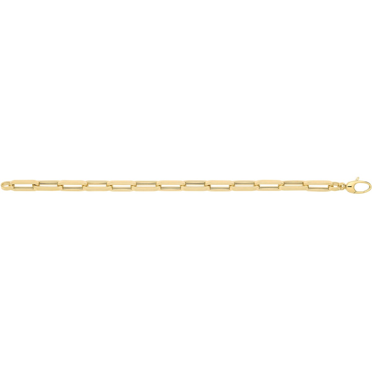 9ct Yellow Gold Hollow Bracelet - BR695