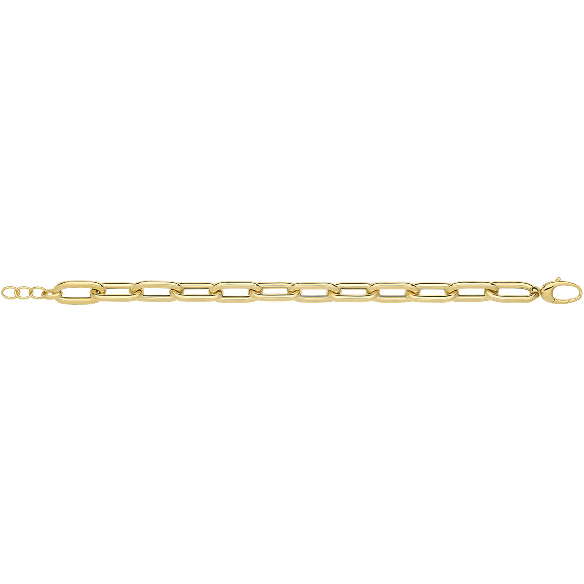 9ct Yellow Gold Hollow Bracelet - BR698