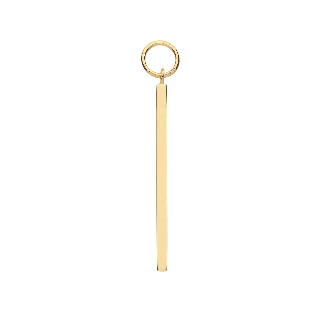 9ct Gold Bar Earring Charm - EPN0011
