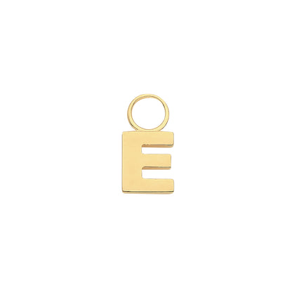 9ct Gold Initial Earring Charm - EPN0012