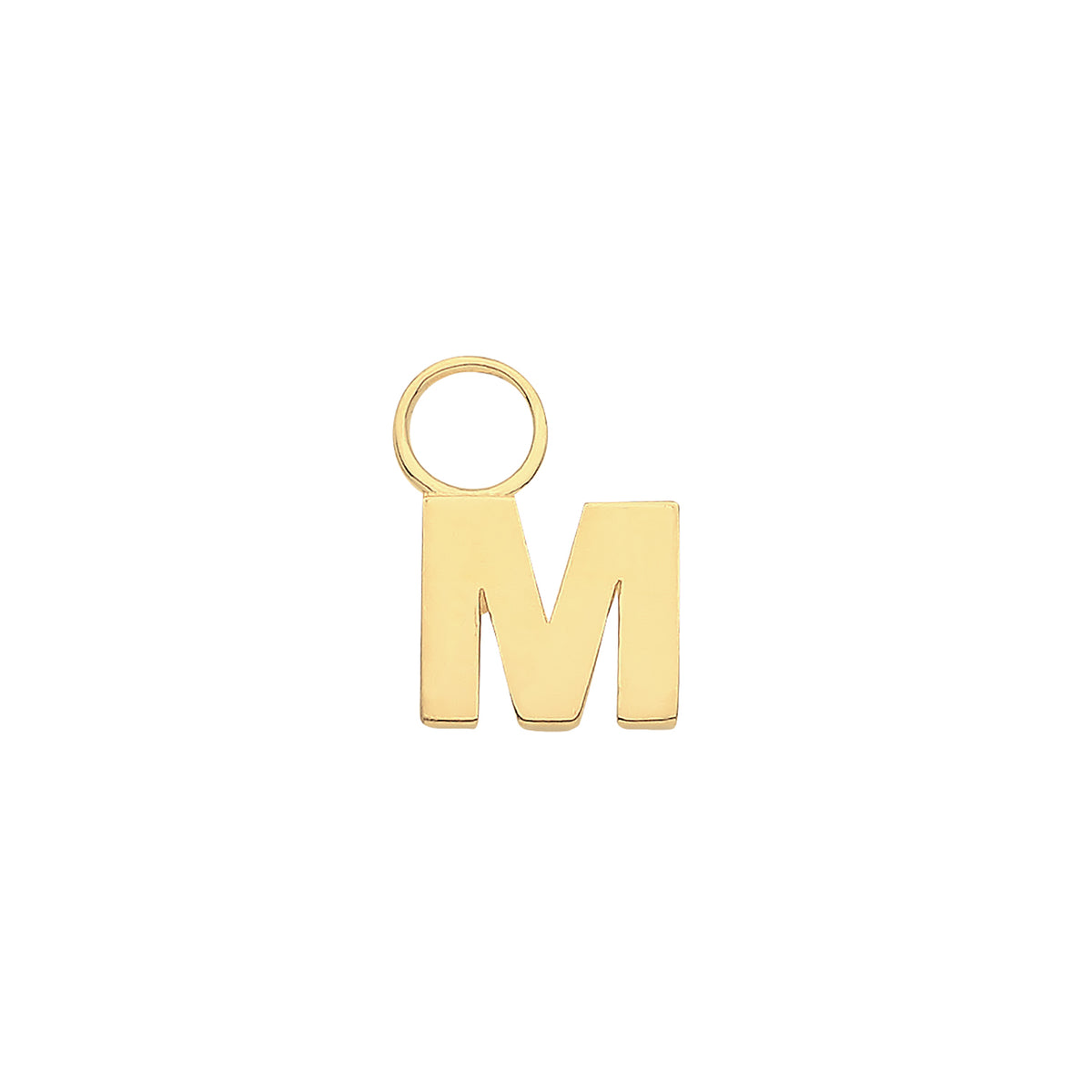9ct Gold Initial Earring Charm - EPN0012