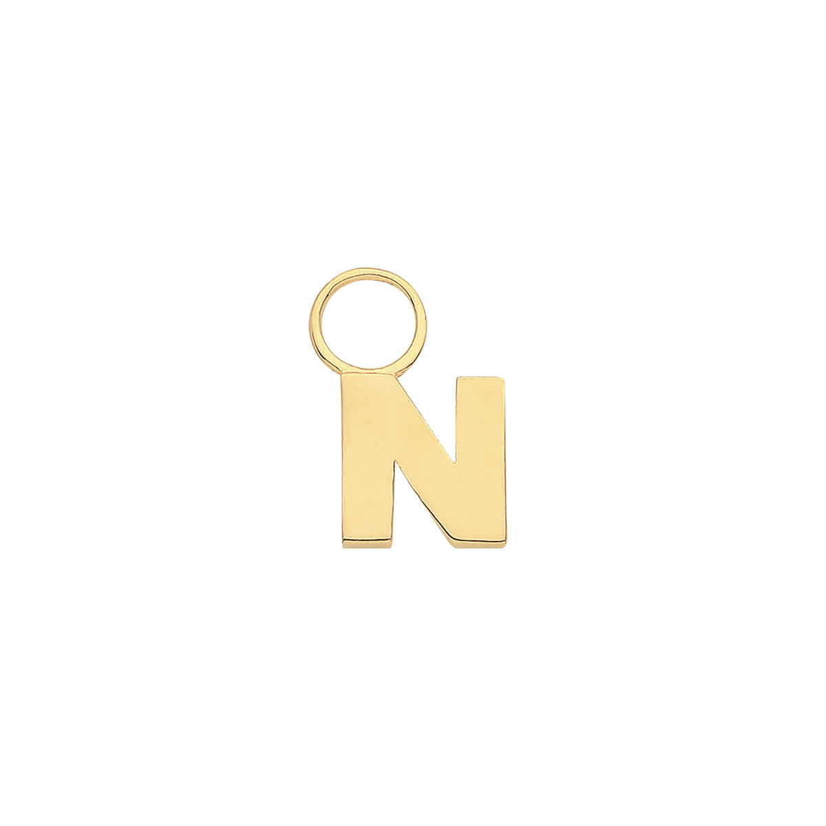 9ct Gold Initial Earring Charm - EPN0012
