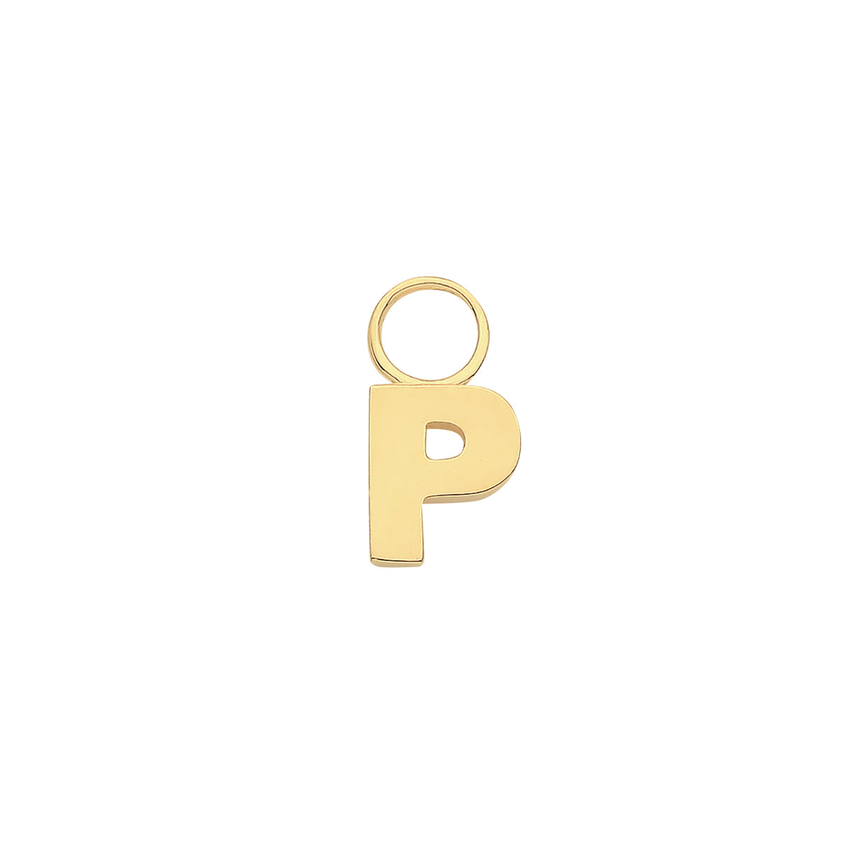 9ct Gold Initial Earring Charm - EPN0012