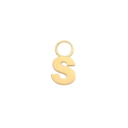9ct Gold Initial Earring Charm - EPN0012