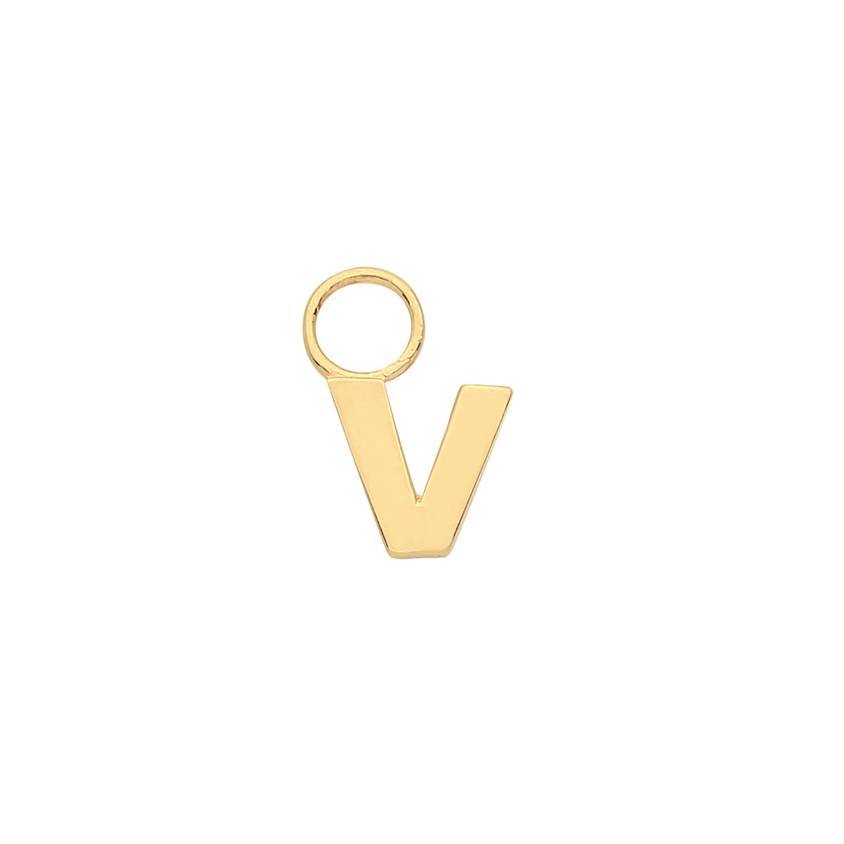 9ct Gold Initial Earring Charm - EPN0012
