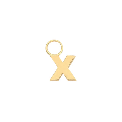 9ct Gold Initial Earring Charm - EPN0012
