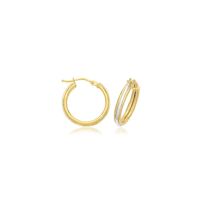 9ct Gold Hoops Earrings - ER1218