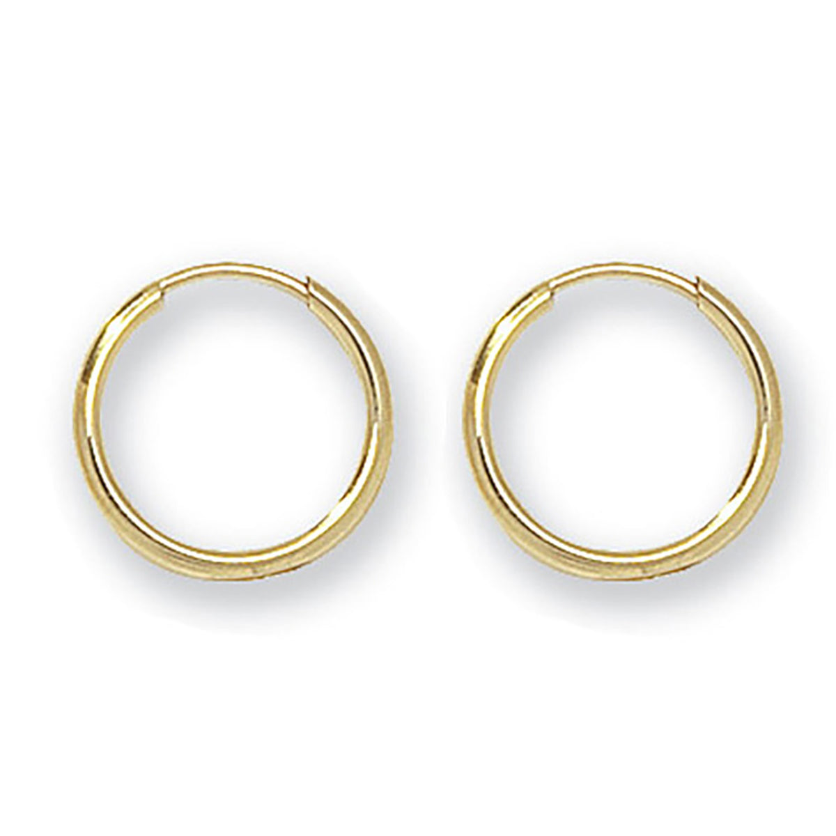 9ct Gold Tube Sleepers - ES110 - Default Title