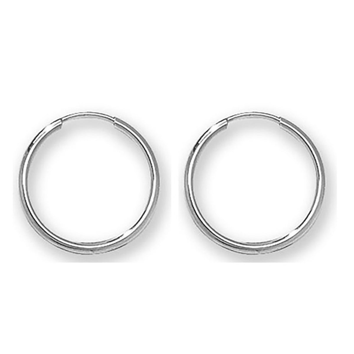 9ct Gold Tube Sleepers - ES111W - Default Title