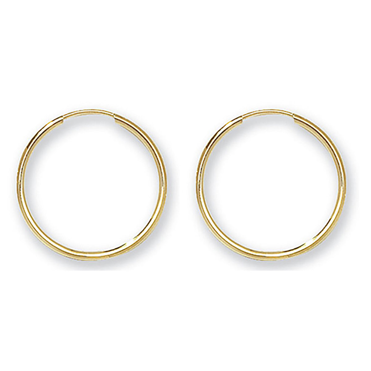 9ct Gold Tube Sleepers - ES112 - Default Title