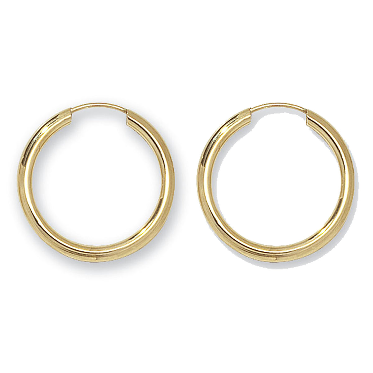 9ct Gold Tube Sleepers - ES121