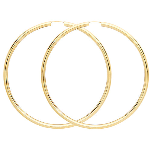 9ct Gold Tube Sleepers - ES137