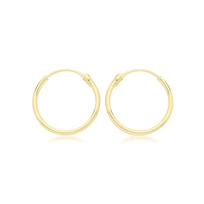 9ct Gold Sleepers - ES156