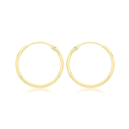 9ct Gold Sleepers - ES156