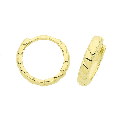 9ct Gold Hinged Earrings - ES1670