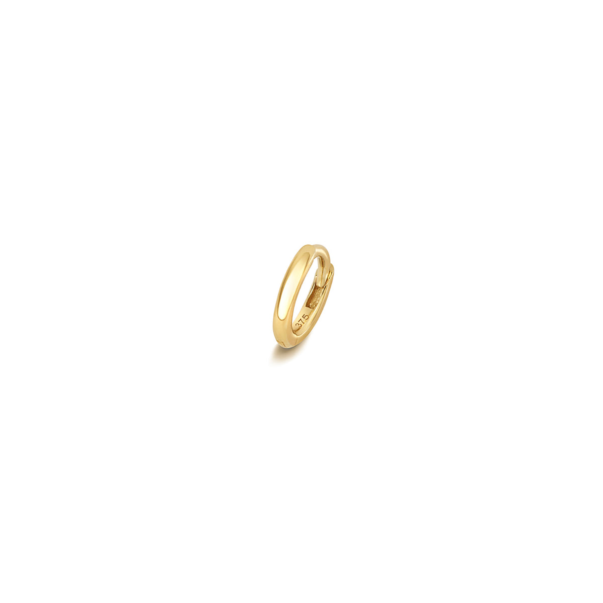 9ct Gold Round Tube Cartilage Hoop - ES2001