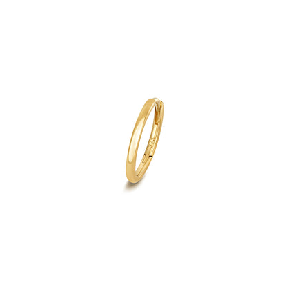 9ct Gold Round Tube Cartilage Hoop - ES2001