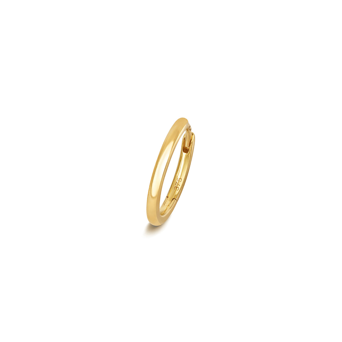 9ct Gold Round Tube Cartilage Hoop - ES2002