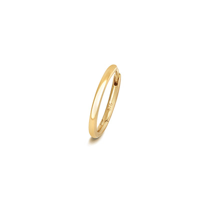 9ct Gold Round Tube Cartilage Hoop - ES2002